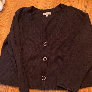 Habitat Black Cardigan Sweater